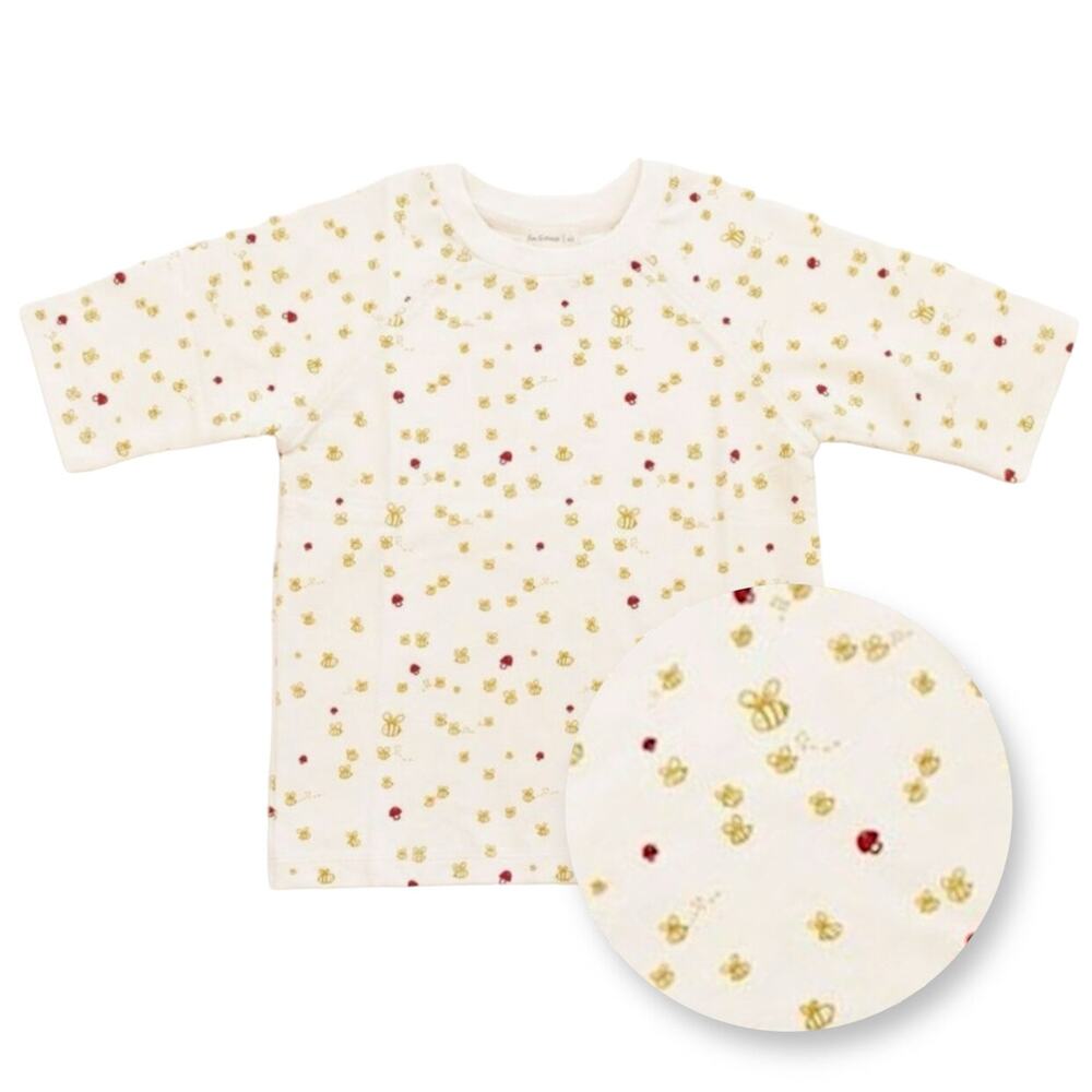Fin & Vince NWT 10/11 Yrs French Terry “Honeybee Fields” Tee